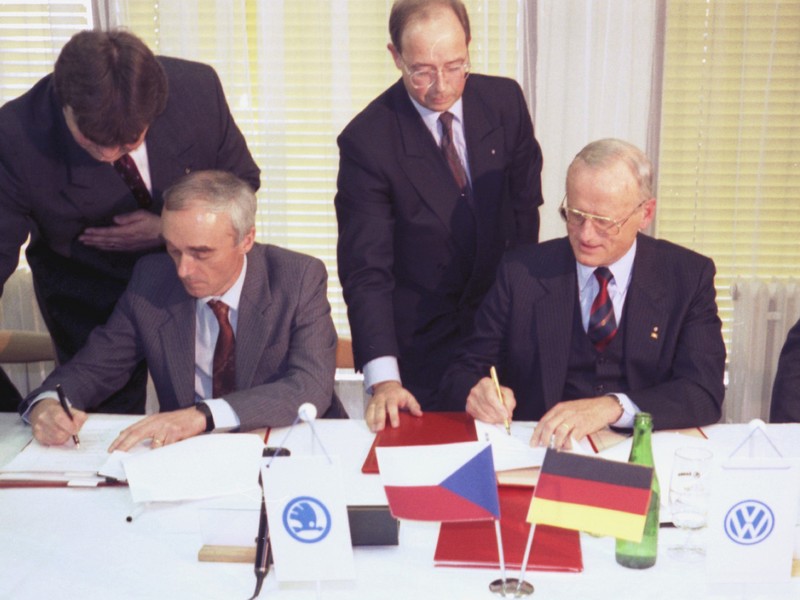 Škoda a Volkswagen - milníky 20 let